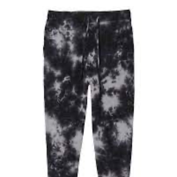 Nili Lotan Nolan Pant in Jet Black Tie Dye Size S - Picture 2 of 4